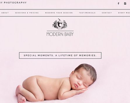 New Website Design Launch - Modern Baby