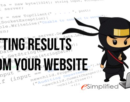 get results from website blog post by esimplified inc. web desite and development company